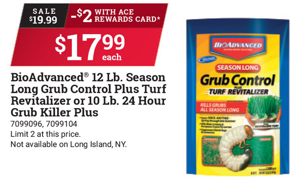 bioadvanced grub control, turf revitalizer, lawn care products, watsonville freedom, marina gilroy ace hardware