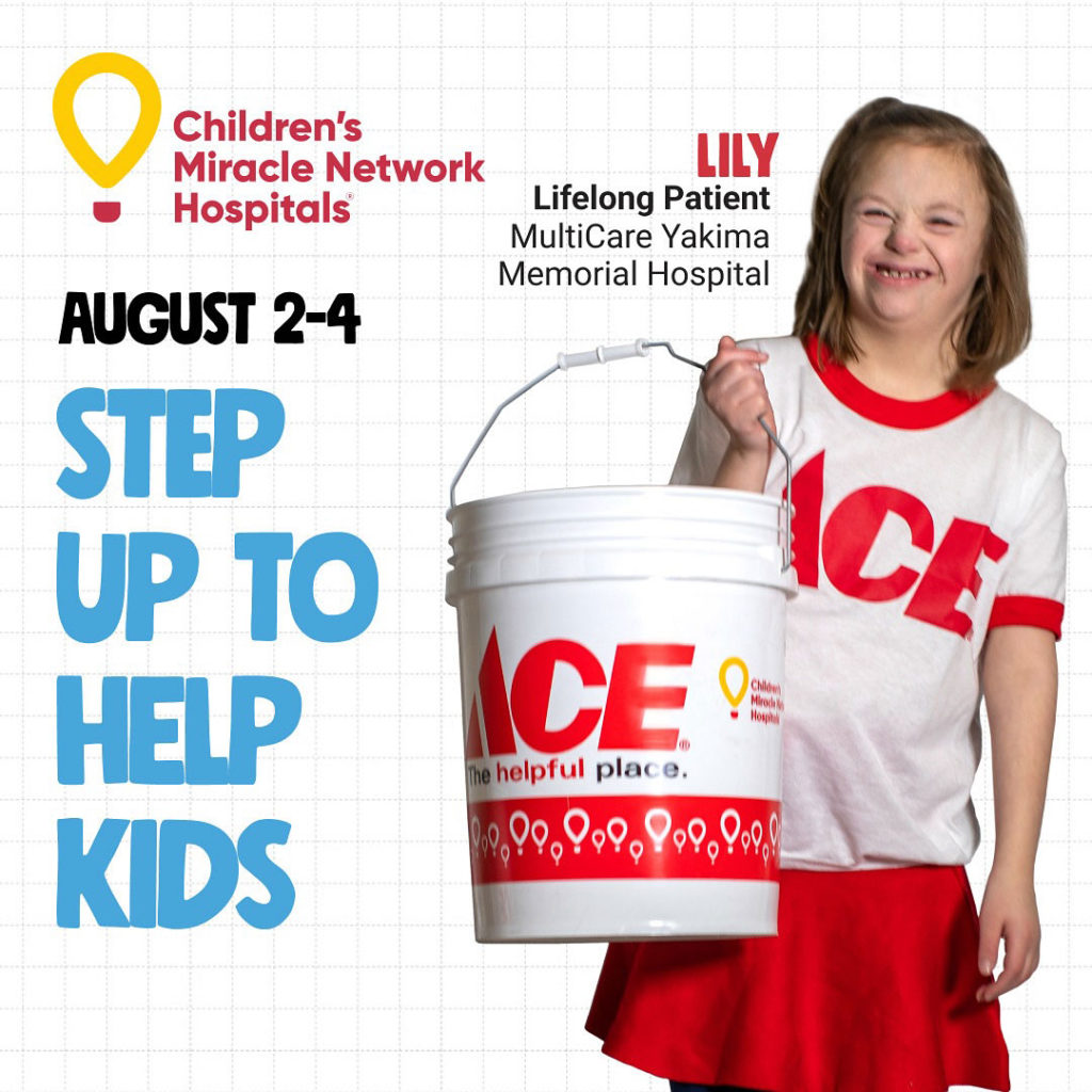 children's miracle network bucket sale, ace hardware