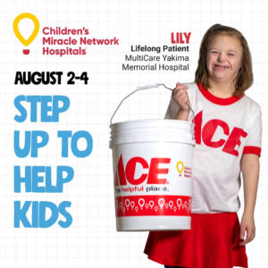 children's miracle network bucket sale, ace hardware