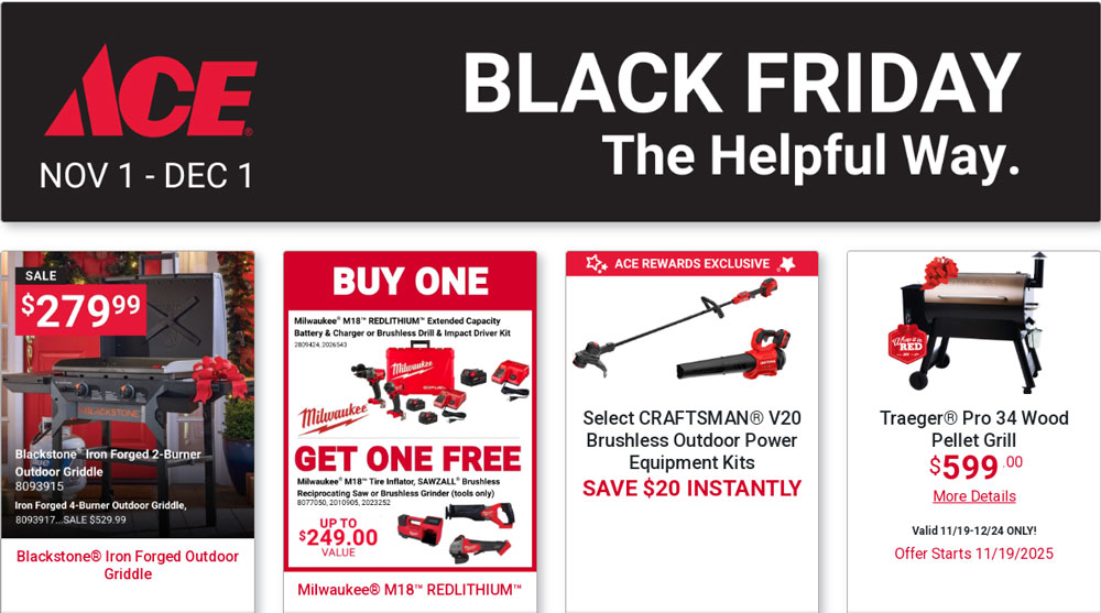 black friday deals at ace hardware, black friday sales near me