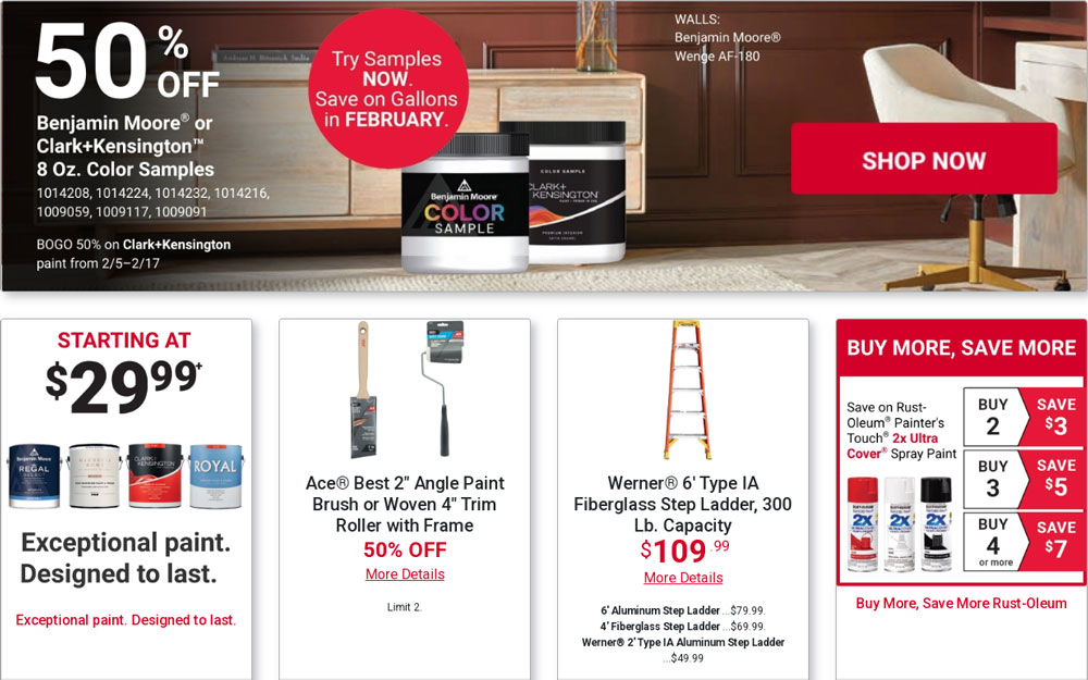 house paint on sale near me, central coast ace hardware